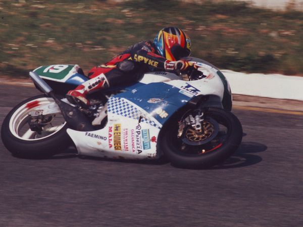 Cristian Caliumi in pista, Campionato Italiano 250cc 1997
