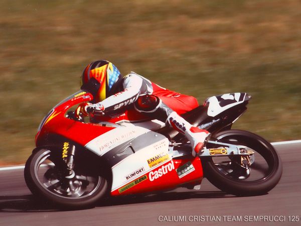 Cristian Caliumi in pista, Campionato Italiano 125cc 1994
