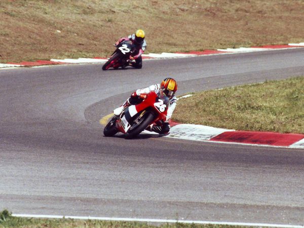 Cristian Caliumi in pista, Campionato Europeo 125cc 1994