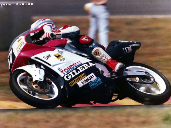 Cristian Caliumi in pista, Sport Production 1992