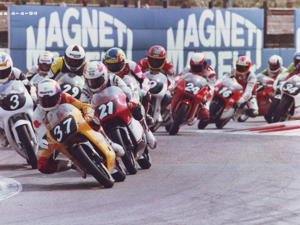 Cristian Caliumi in pista, Campionato Italiano 125cc 1994
