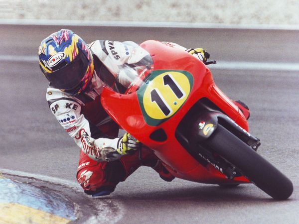 Cristian Caliumi in pista, Campionato Italiano 250cc 1999