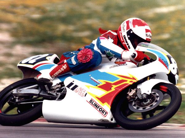 Cristian Caliumi in pista, Campionato Italiano 125cc 1992