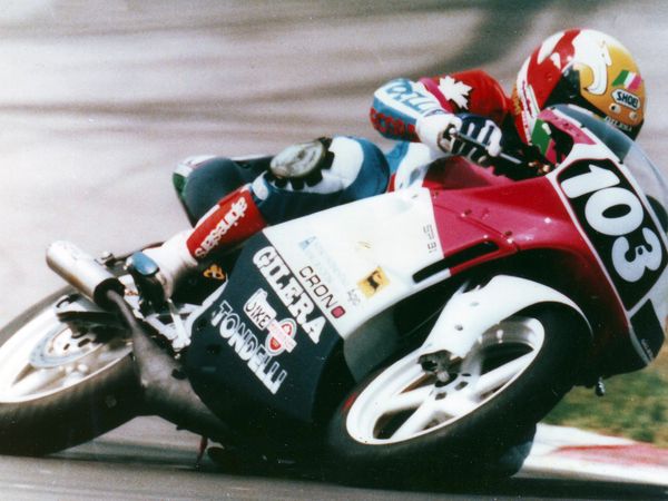 Cristian Caliumi in pista, Sport Production 1991
