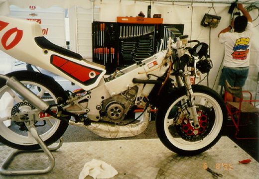 Yamaha TZ 125 cc di Cristian Caliumi