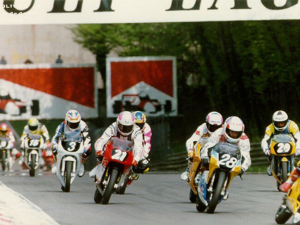 Cristian Caliumi in pista, Campionato Italiano 125cc 1994