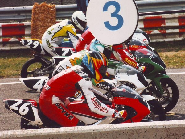 Cristian Caliumi in pista, Campionato Italiano 125cc 1994