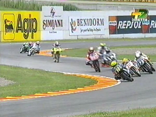 Cristian Caliumi in pista, Motomondiale 1995