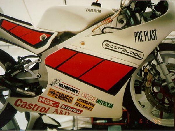 Yamaha TZ 125 cc di Cristian Caliumi
