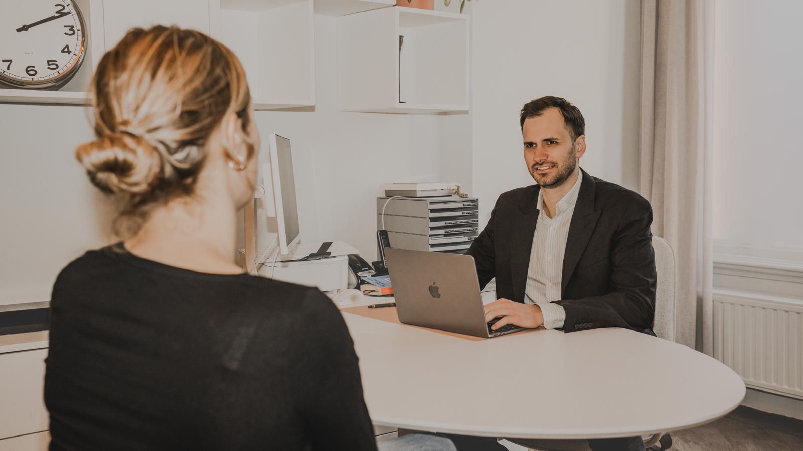 Nikolaos Malafekas portrait, consultation, therapy session, office