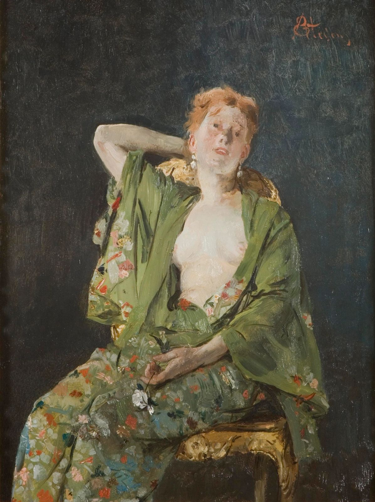 Alfred Stevens, Le Modèle