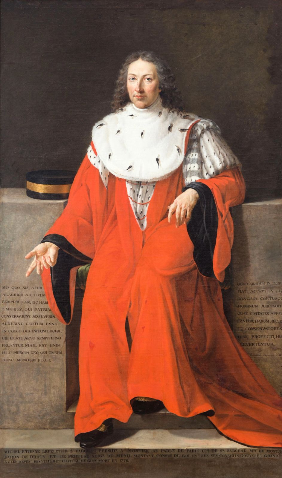 Marie-Guillemine Benoist, Portrait posthume de Michel-Etienne Le Peletier de Saint-Fargeau