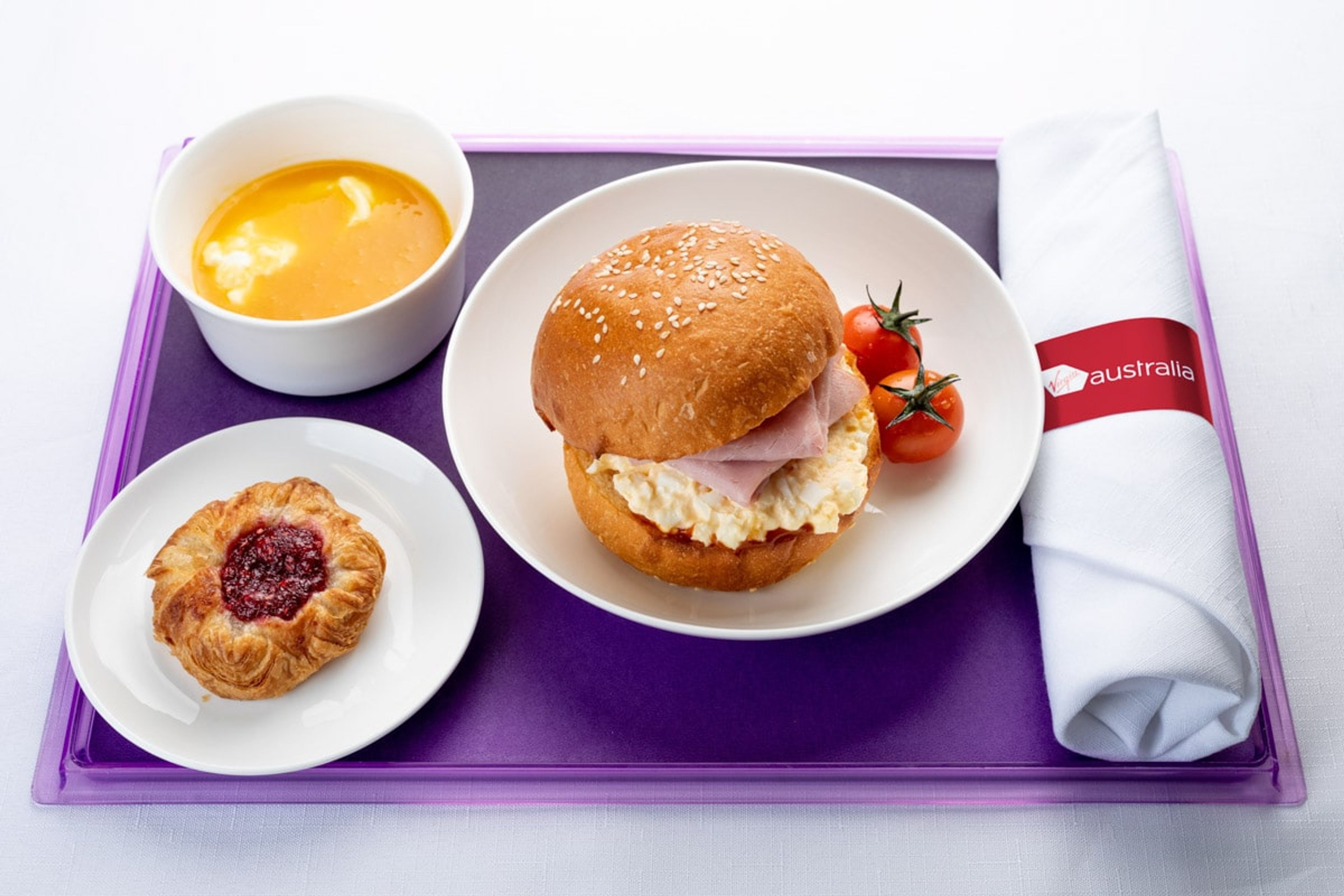 Breakfast Virgin Australia New Business Class Menu 2