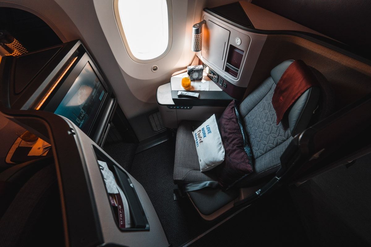 Qatar Business Class can be booked using Velocity Points
