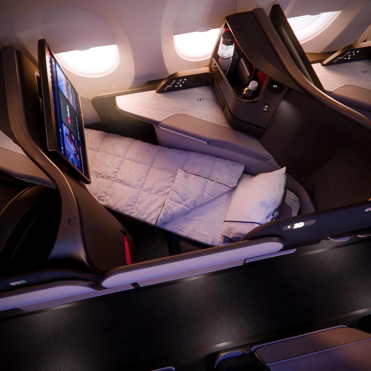 Delta One on the Airbus A350-1000