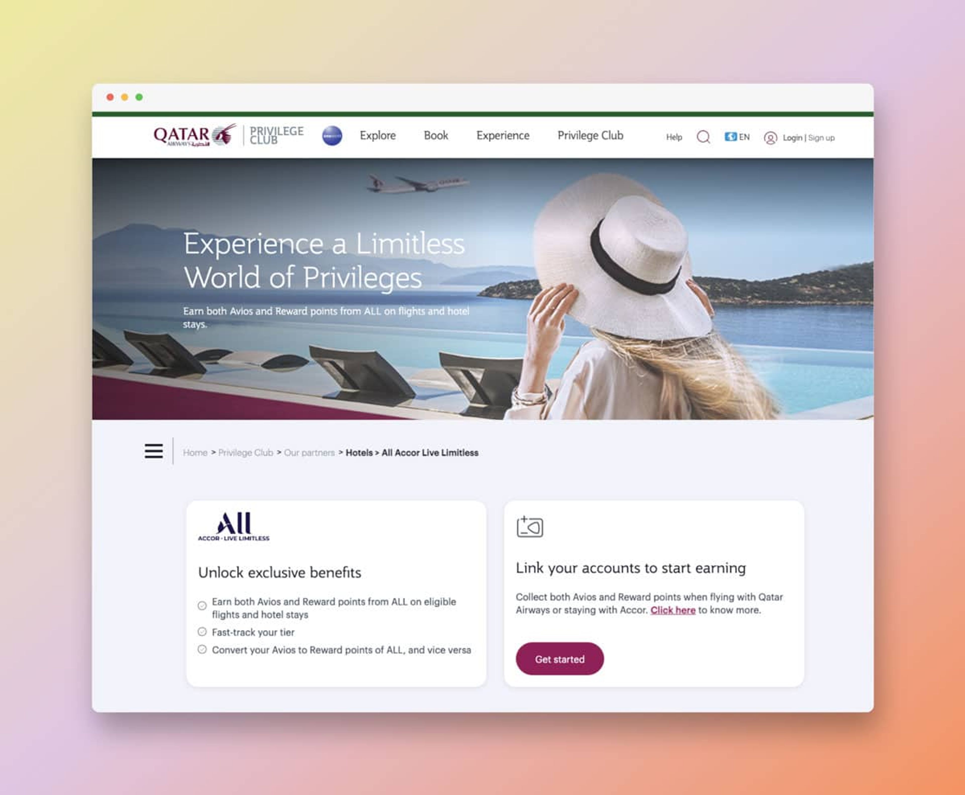 Qatar Airways ACCOR All Promotion