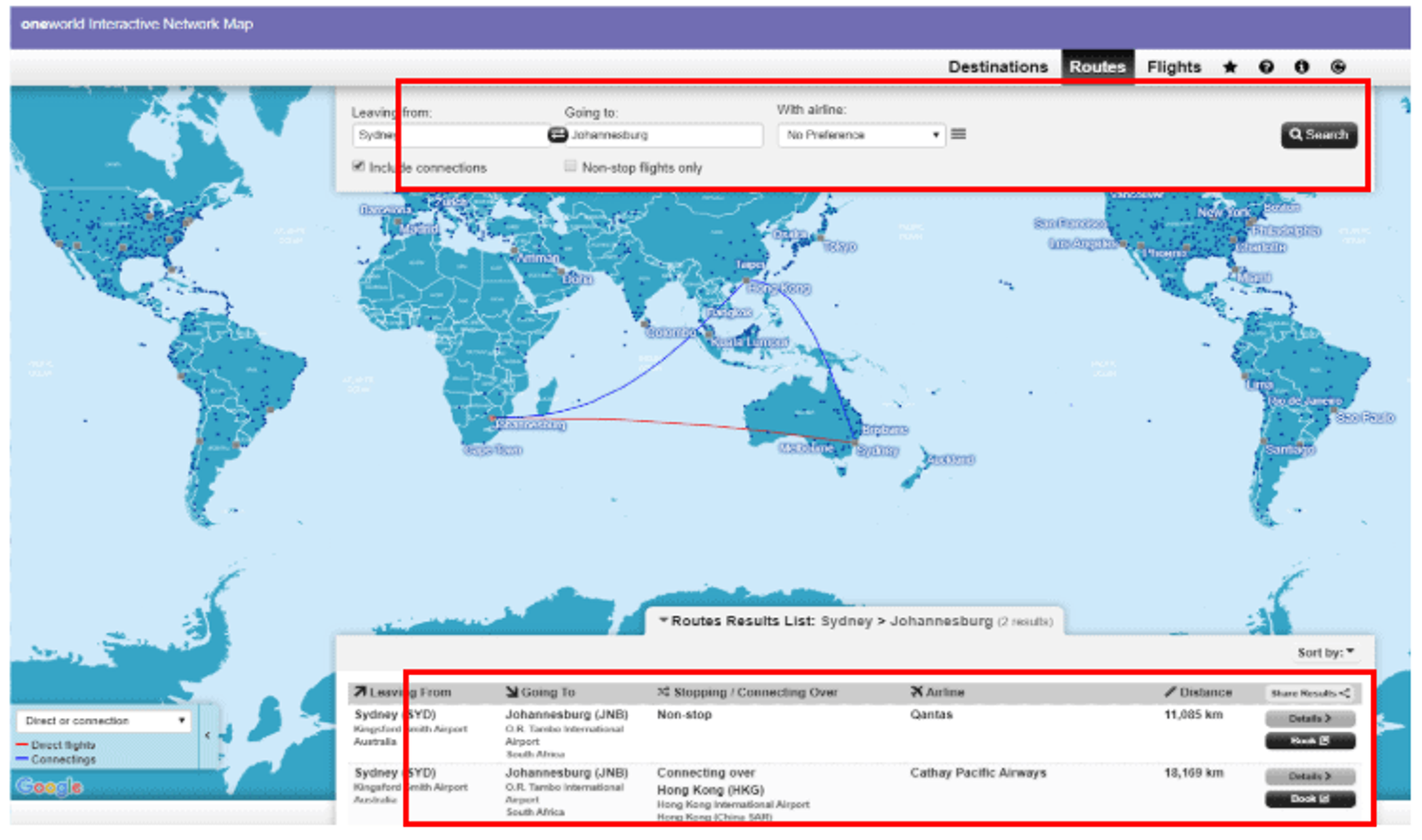 Qantas round the world online