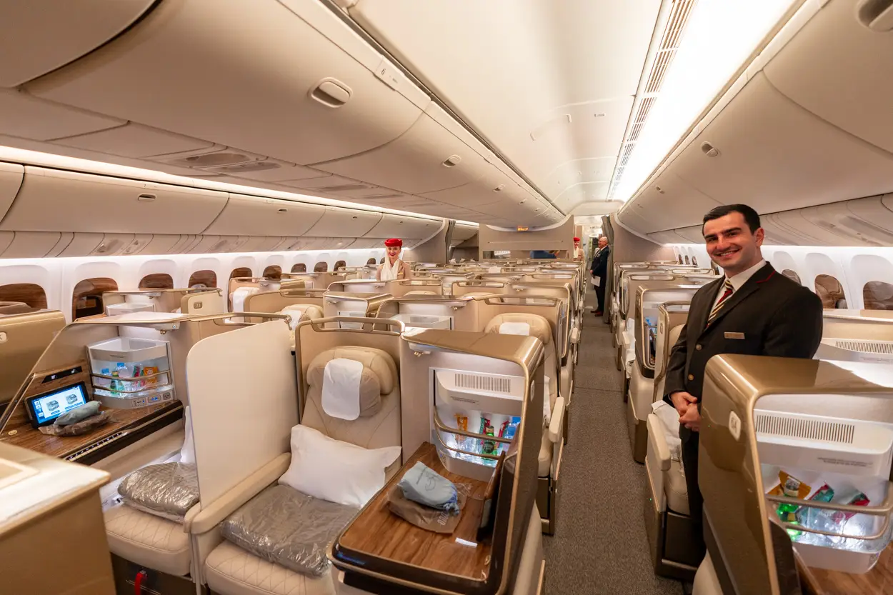 Emirates newest business class seats