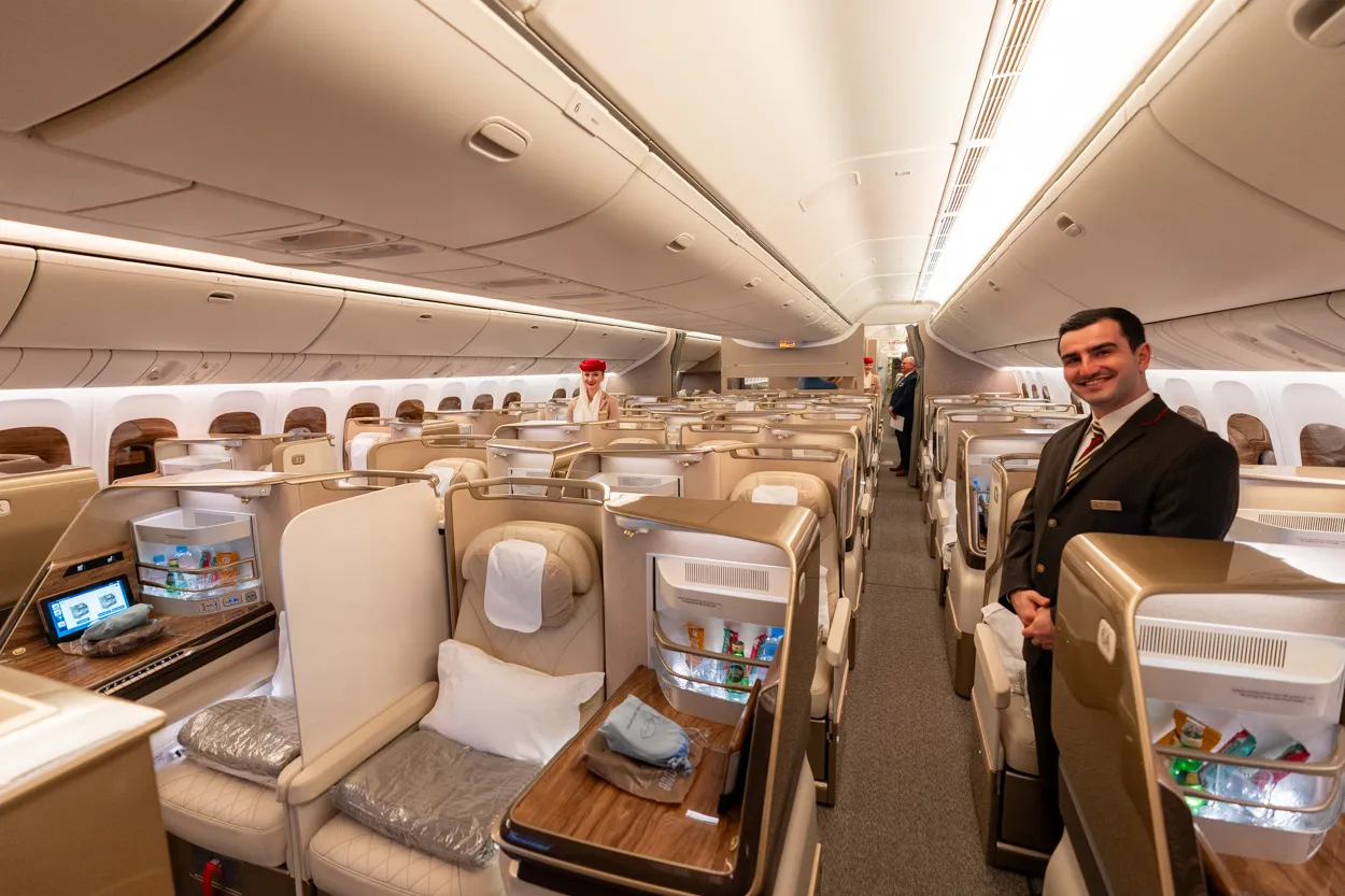 Emirates newest business class seats