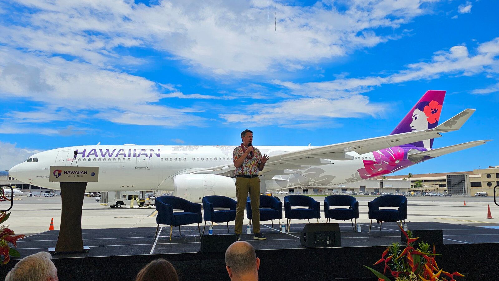 New Oneworld CEO Ole Orvér speaks in Honolulu as Hawaiian Airlines joins oneworld