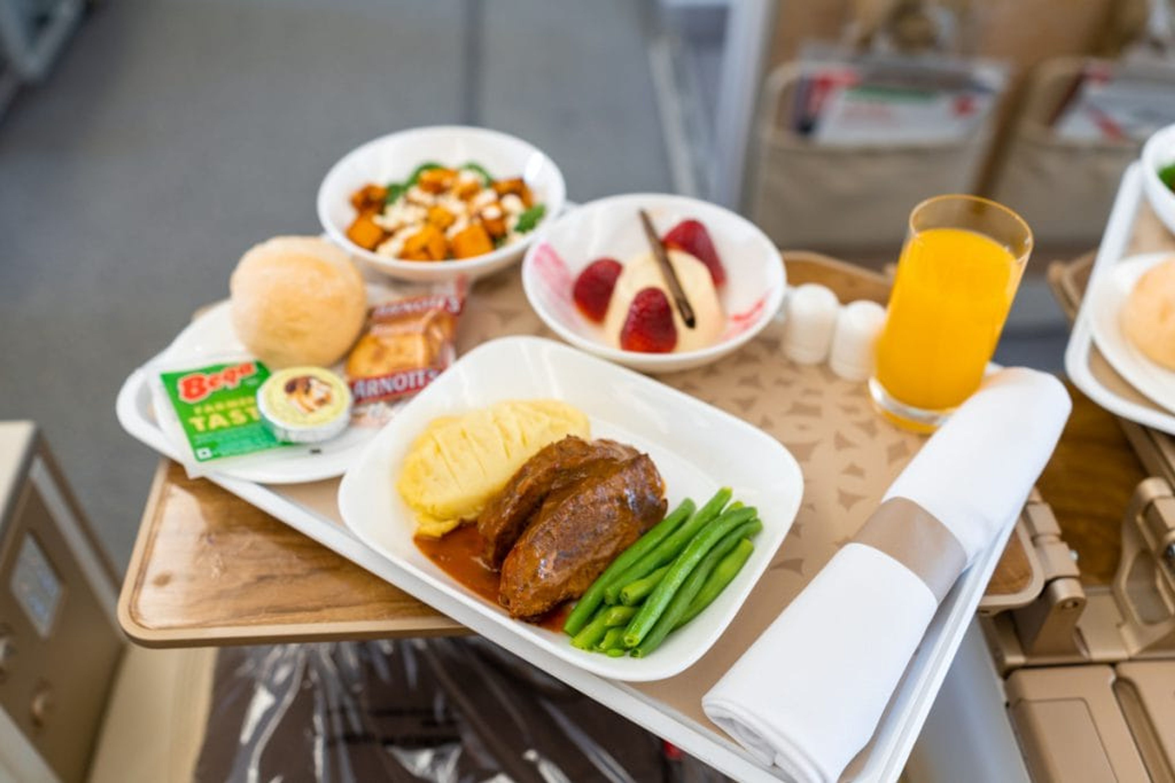 Emirates Premium Economy Food And Beverage 2