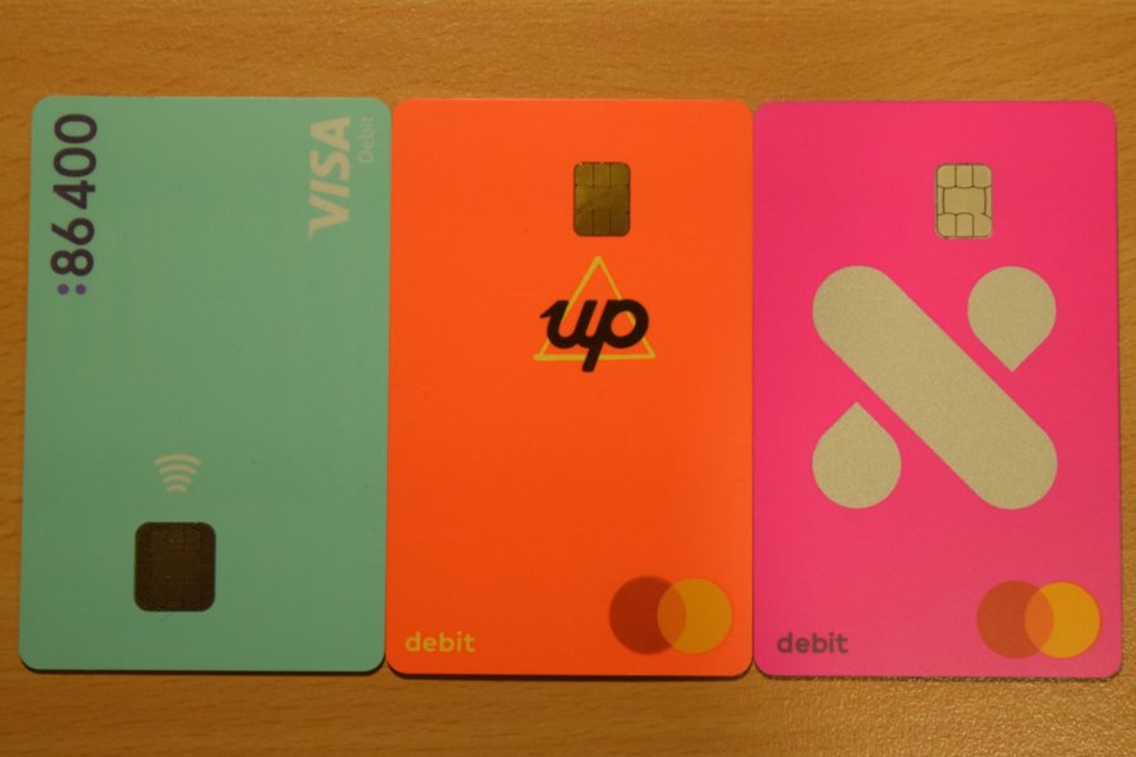 Australia's Top 3 Neobanks Compared VISA AND DEBIT CARDS