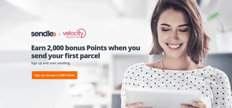 Get 2000 Velocity Points With Sendle