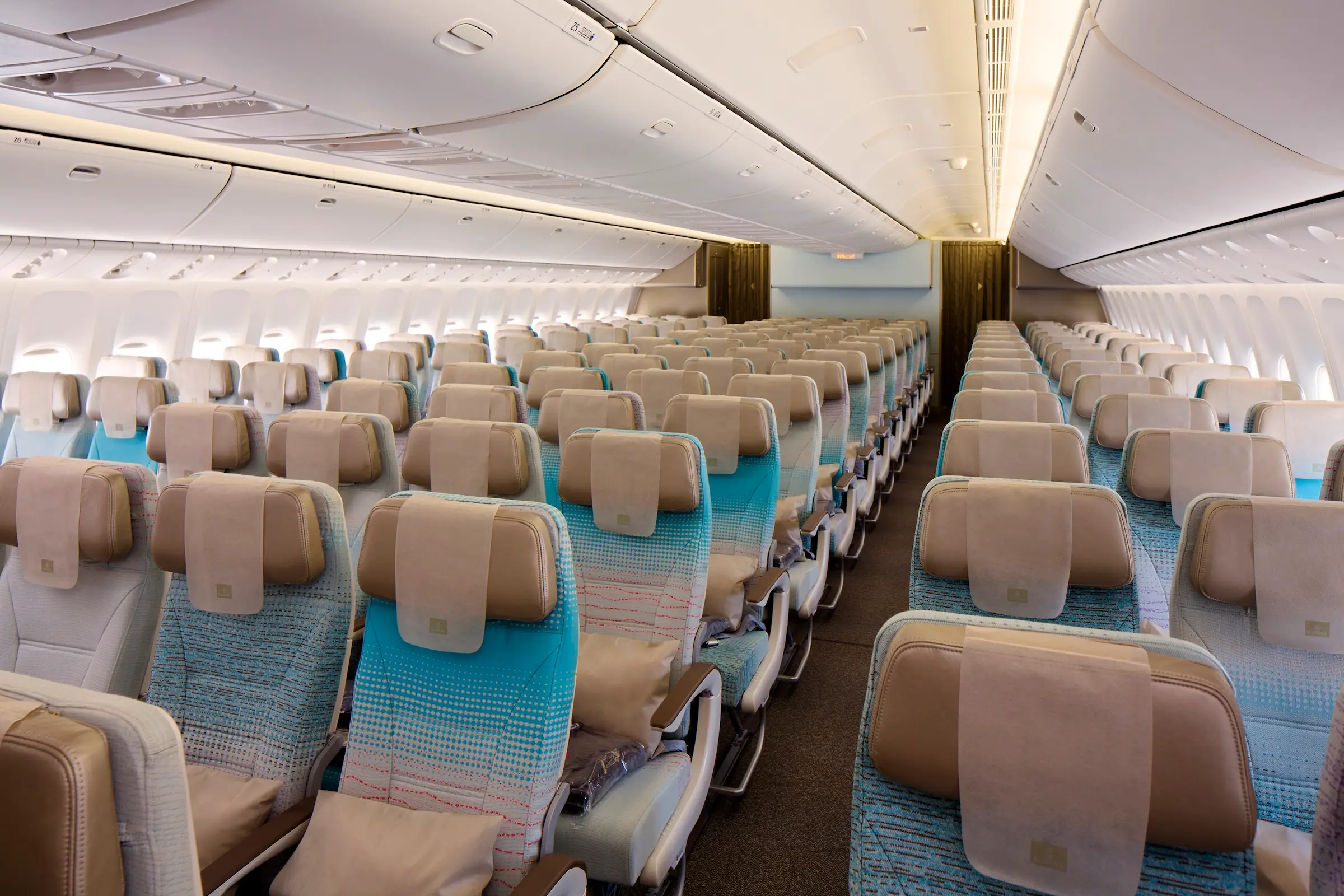 Emirates Boeing 777-300ER Economy Cabin