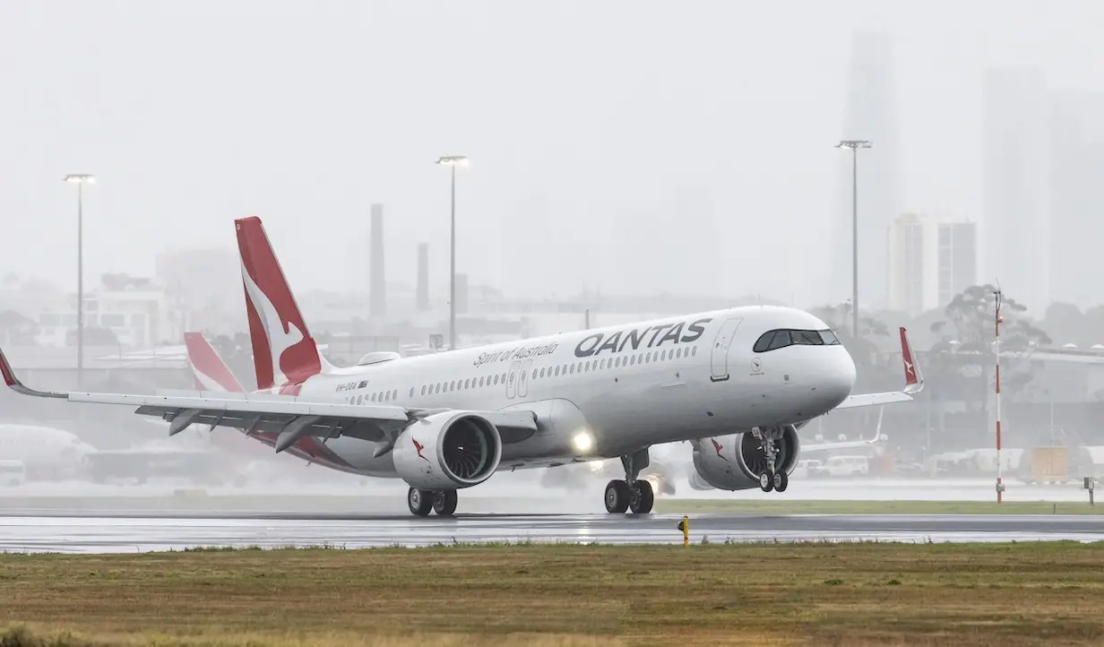 Qantas' first A321XLR arrives in Sydney