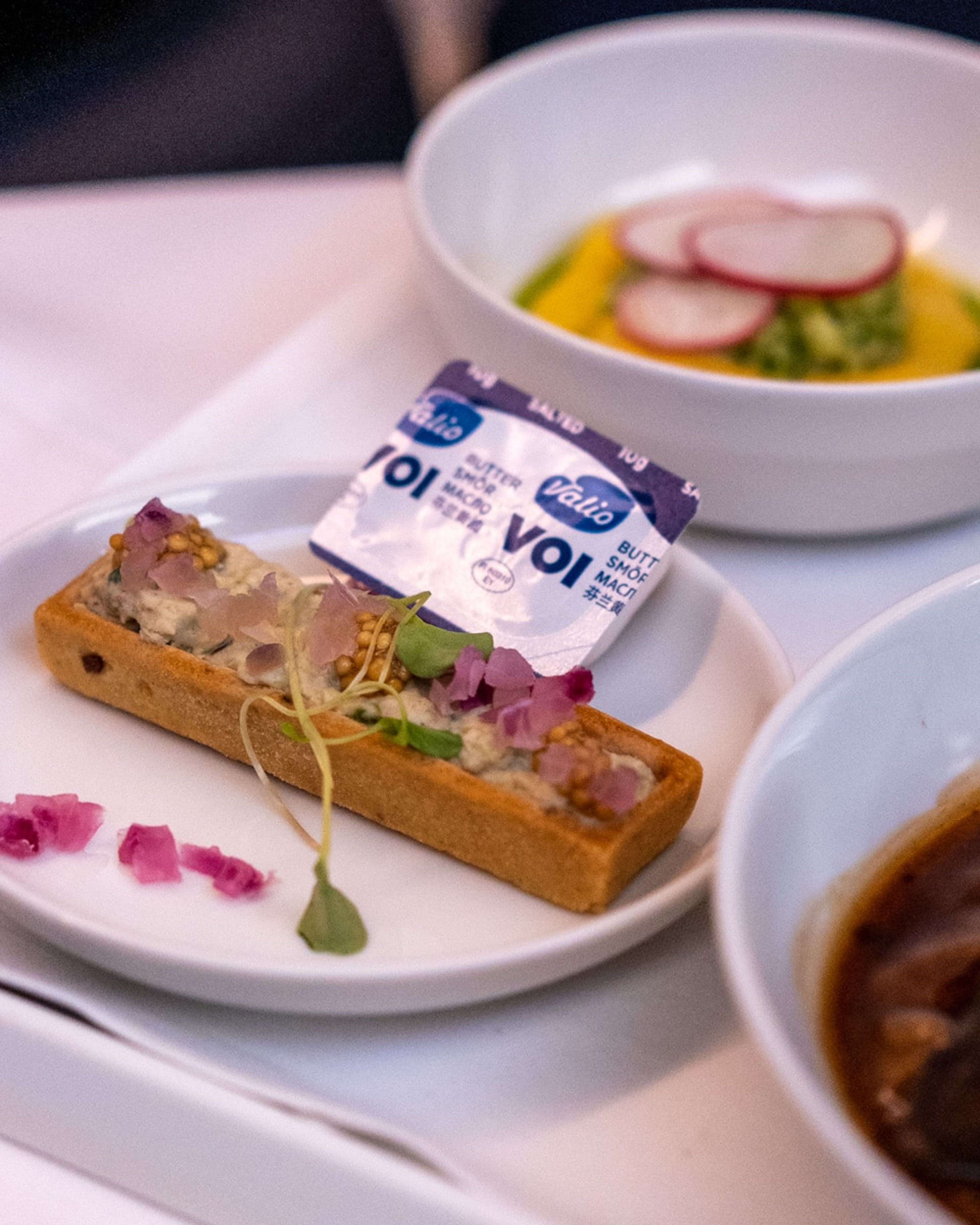 Finnair business class food