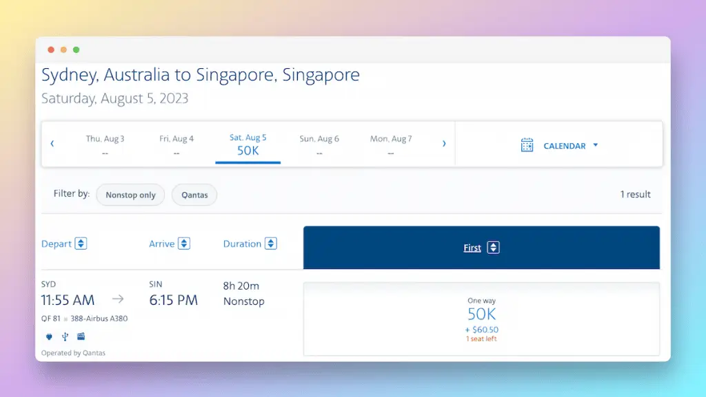 American Airlines Redemption