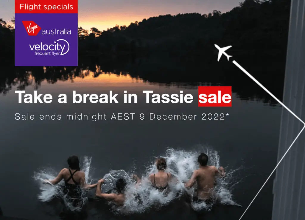 Virgin Australia Take a Break in Tassie Sale