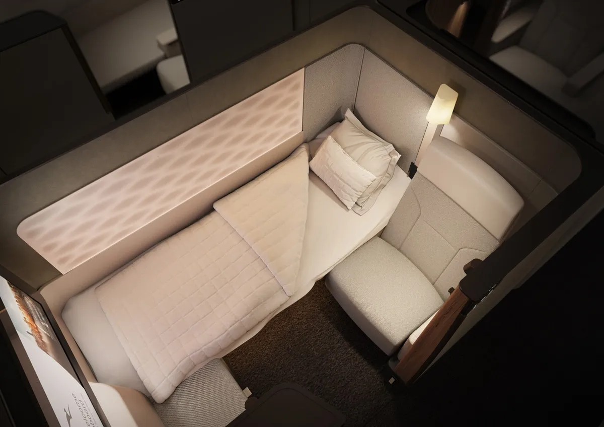 Qantas a350 First Class