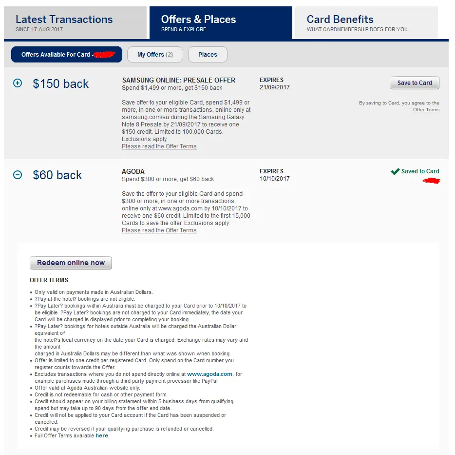 Amex Agoda Cash Back Deal Agoda Amex Offer