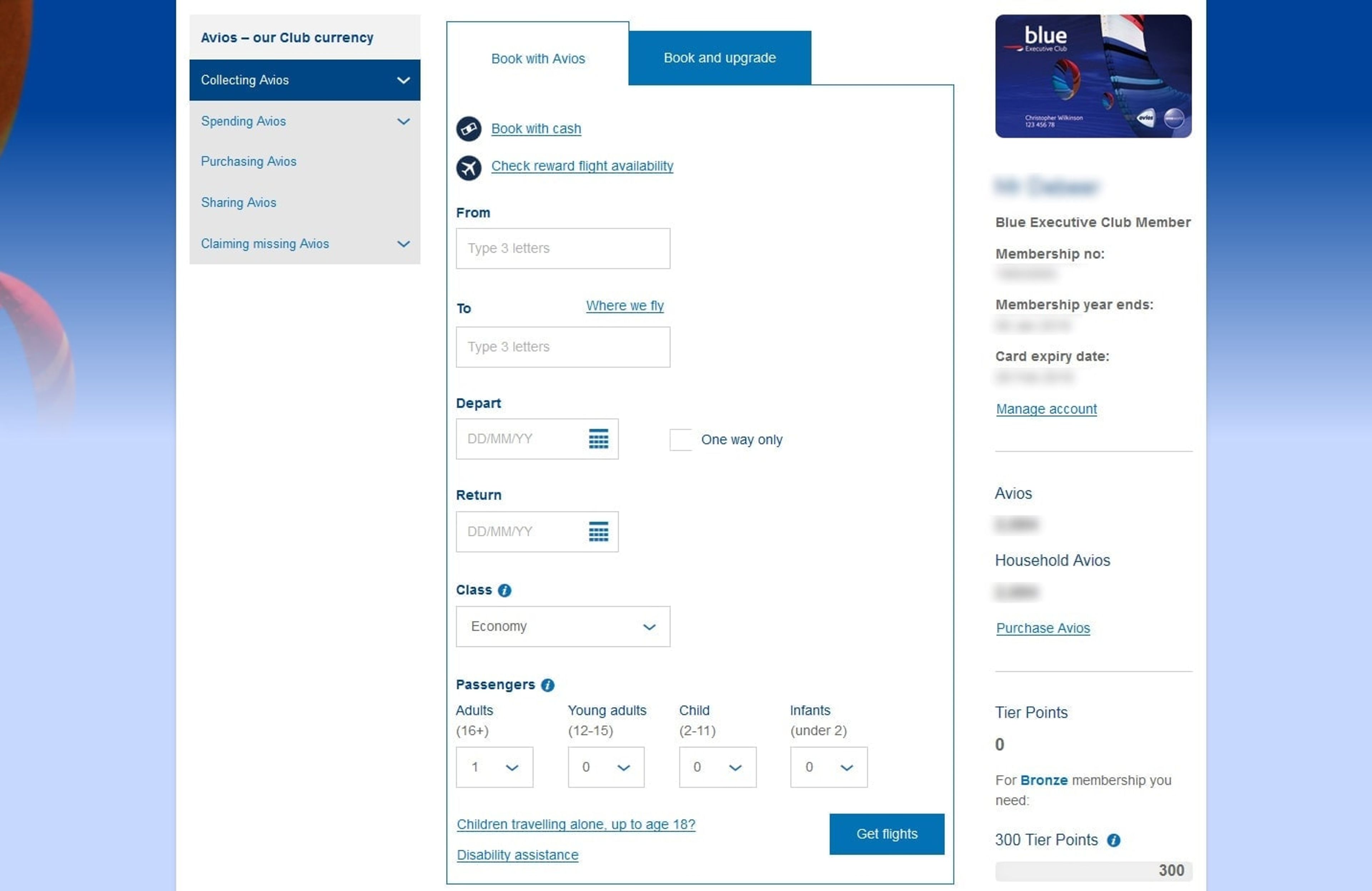 BA Award Booking Search