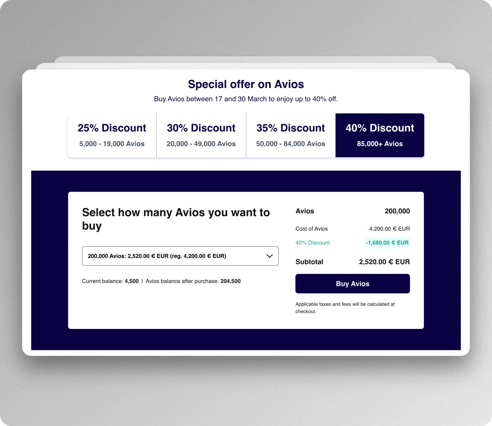 Buy Finnair Avios with 40% discount