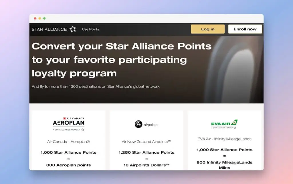Earn Points With Star Alliance Rewards