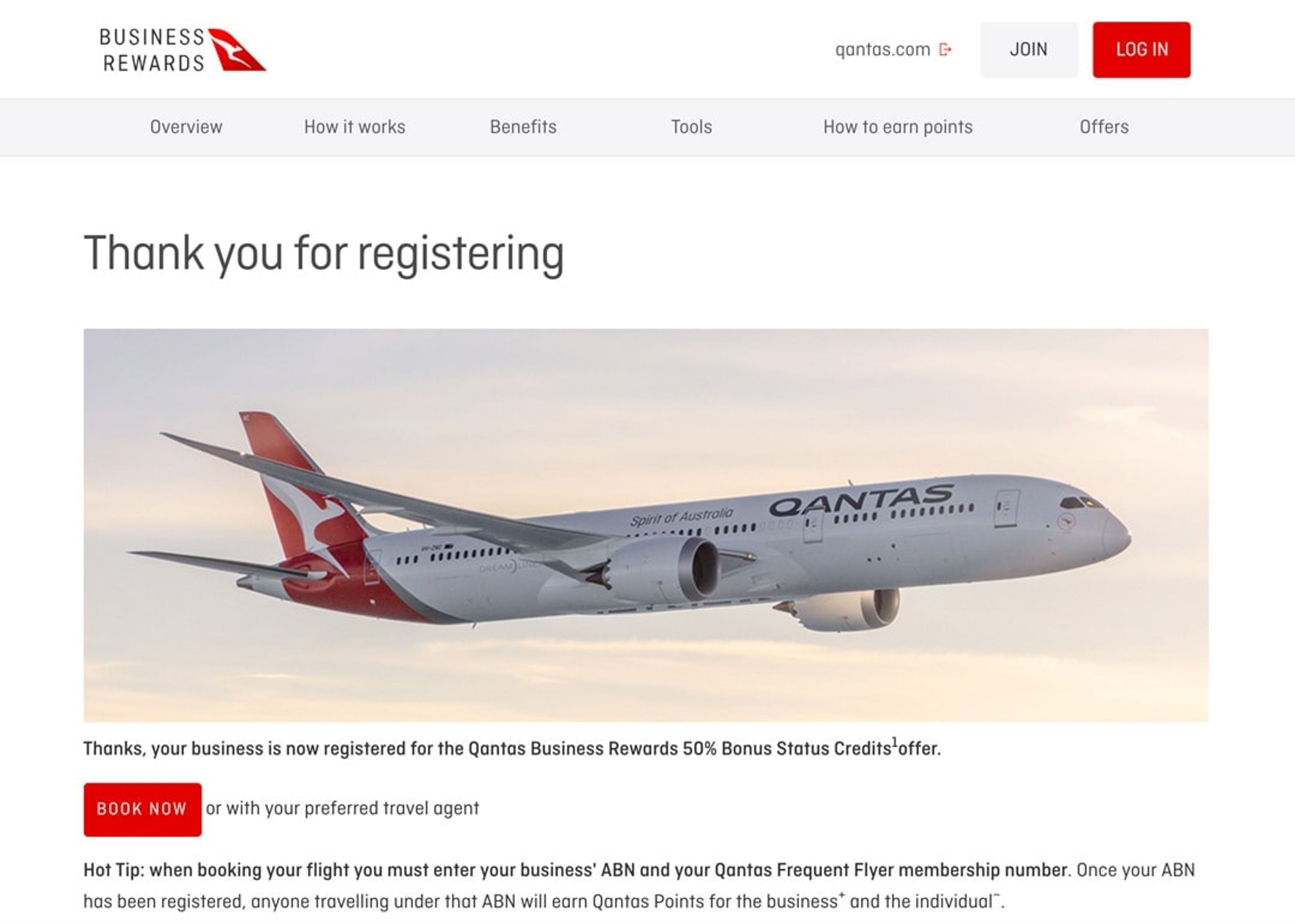 Earn 50% Bonus Qantas Status Credits Regestration