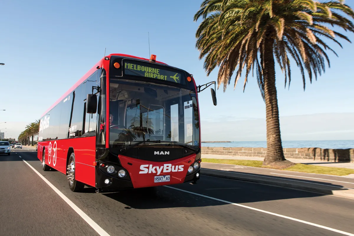 SkyBus offers a convenient Melbourne Airport express service