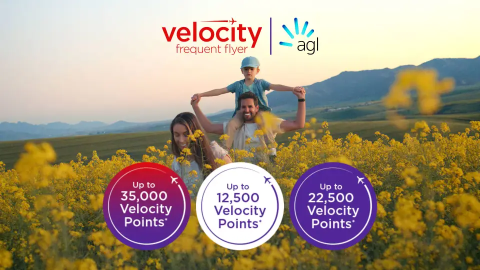 Switch Your Energy To AGL For Up To 35,000 Velocity Points