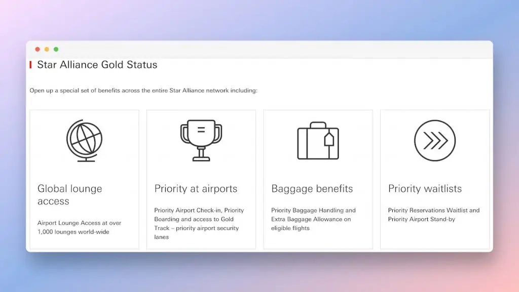 Benefits Of Star Alliance Gold Status