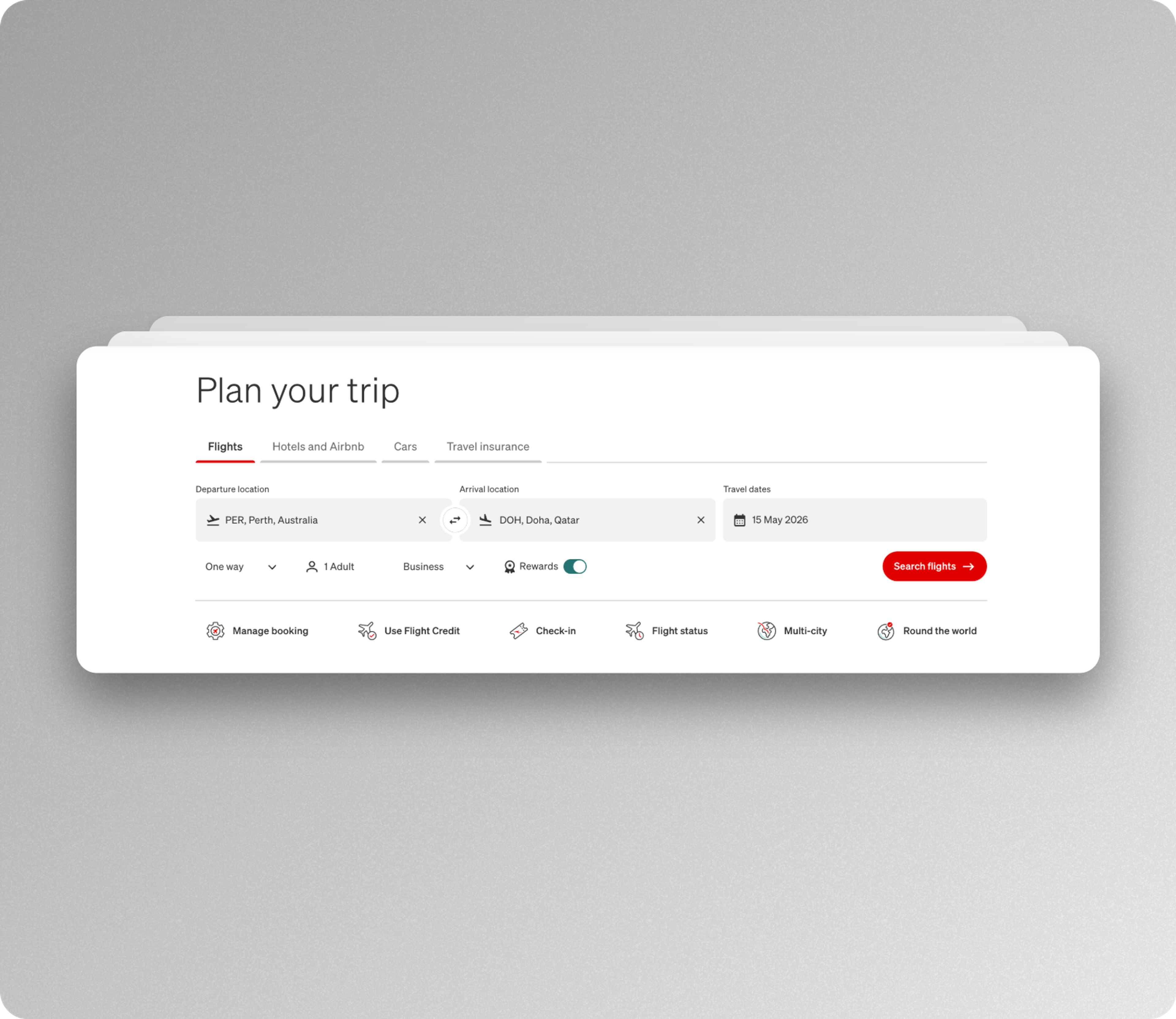 how to book Qatar Airways with Qantas points