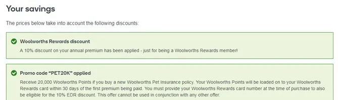 An Easy 17,400 Qantas points for $34 to $48 Pet Insurance