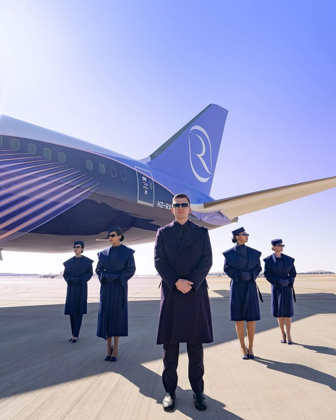 Riyadh Air's modern crew uniforms