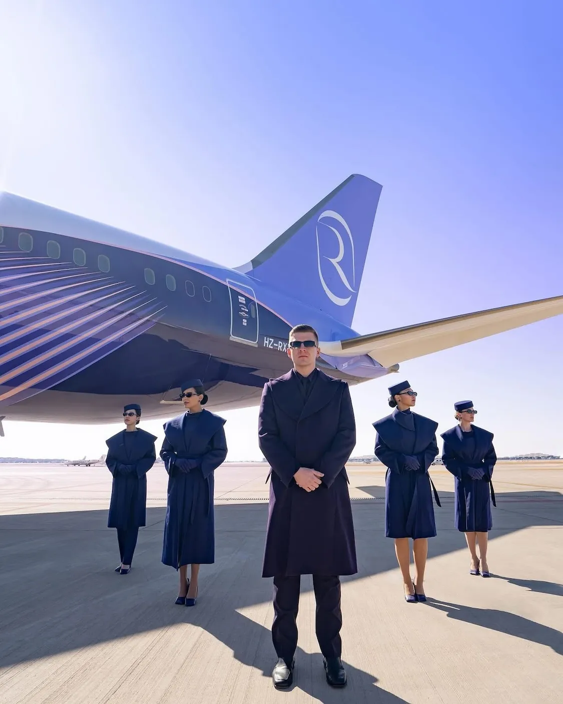 Riyadh Air's modern crew uniforms