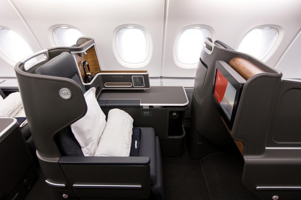 Book Qantas business class with Atmos Rewards