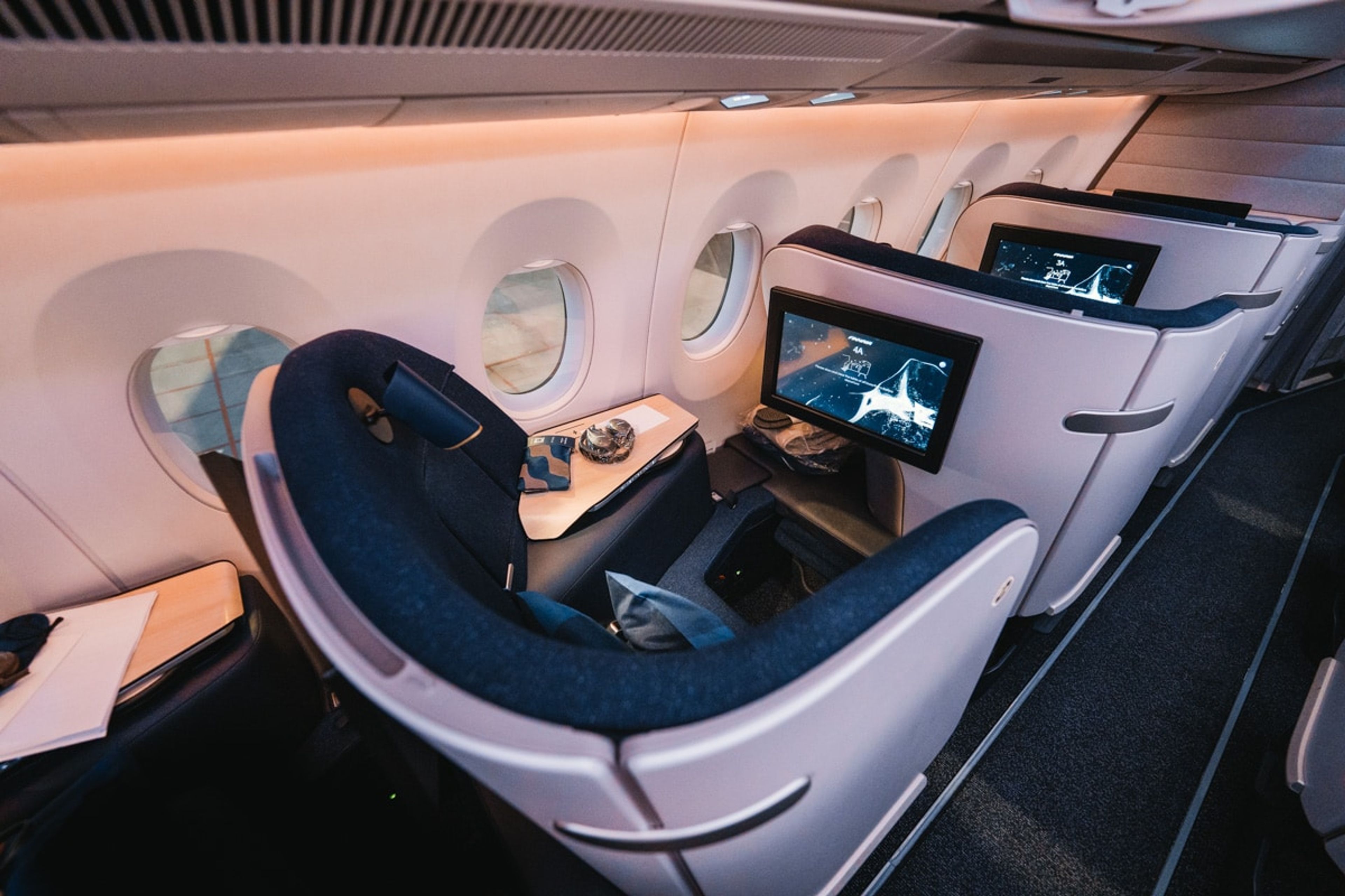 Finnair New A350 Business Class