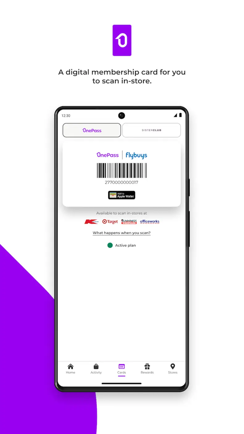 Linking OnePass to Flybuys