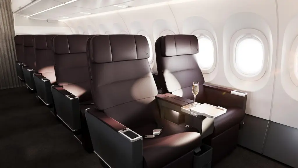 Qantas' A321XLR Business Class