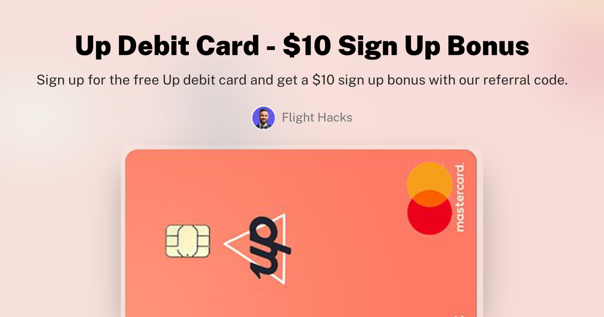 Up Card Up Debit Card Review - $10 Sign Up Bonus